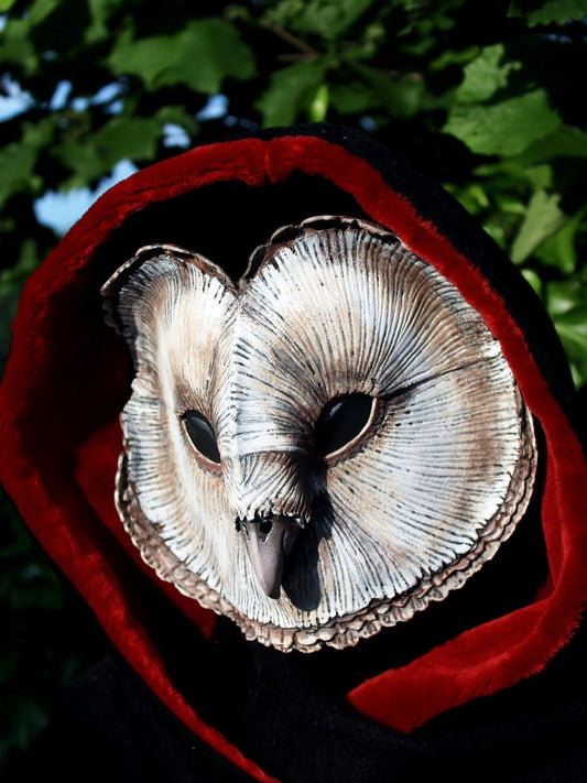 Easy-to-follow instructions for making your own owl mask.