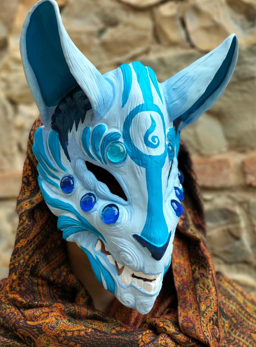 Wind Kitsune Mask