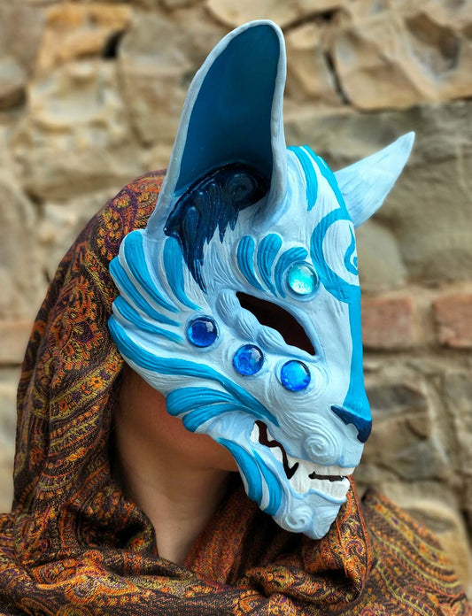 Wind Kitsune Mask