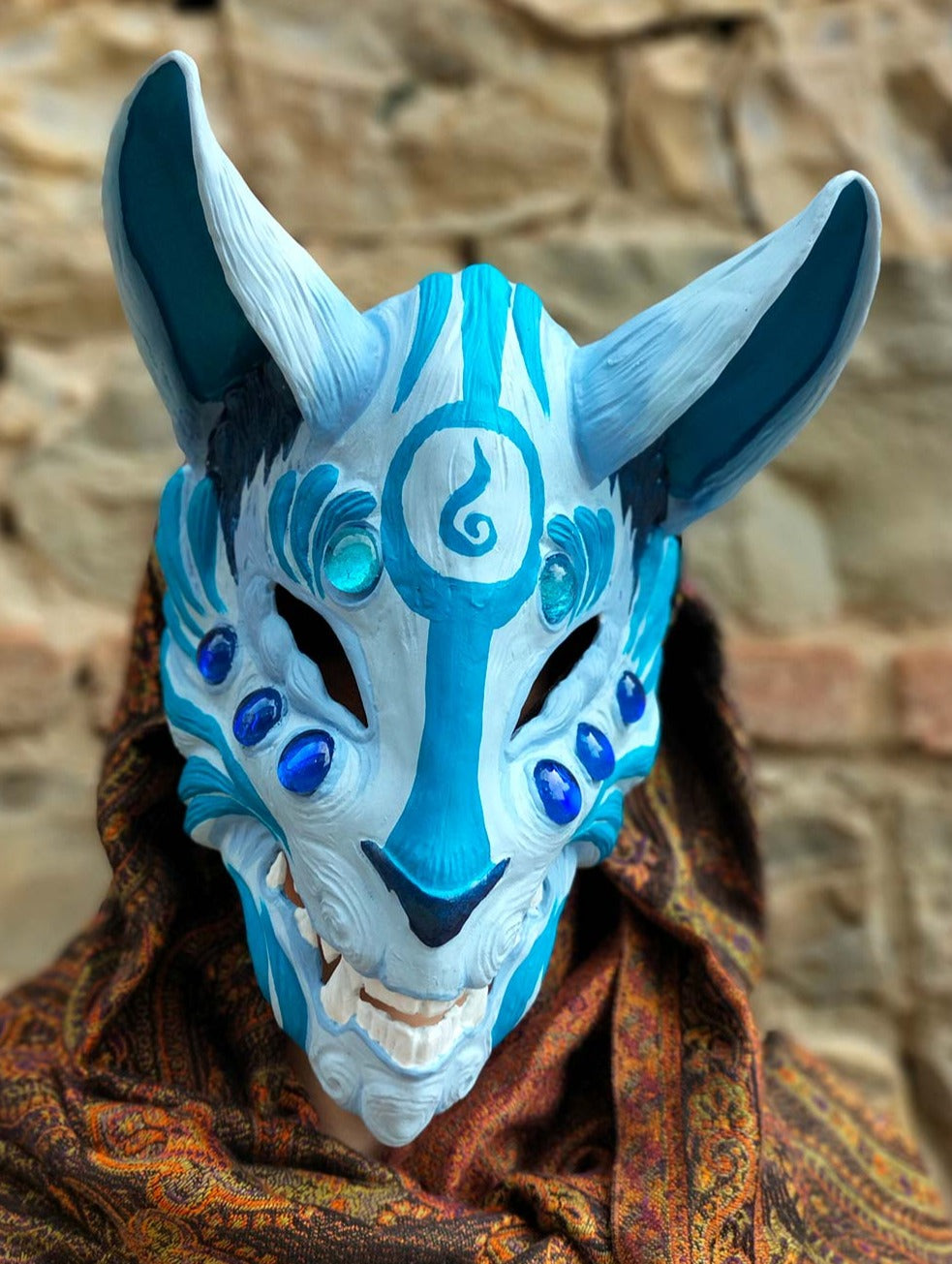 Wind Kitsune Mask