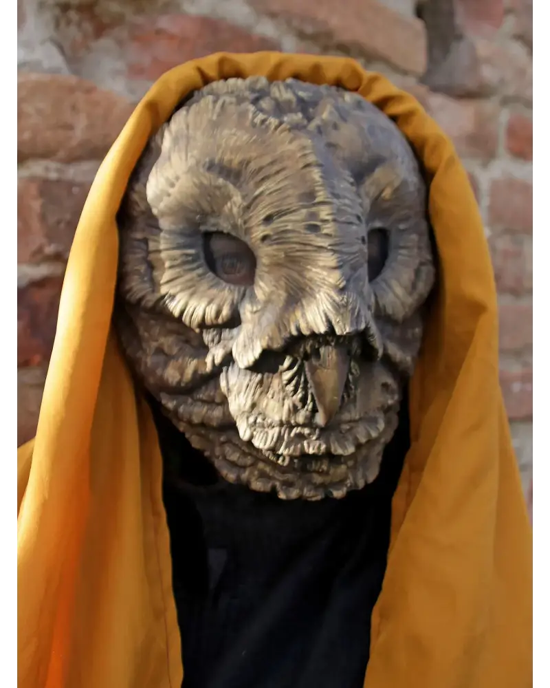 Made to order - Venetian copper owl mask, masquerade ball inspired design, resin craftsmanship, one-of-a-kind piece with intricate details