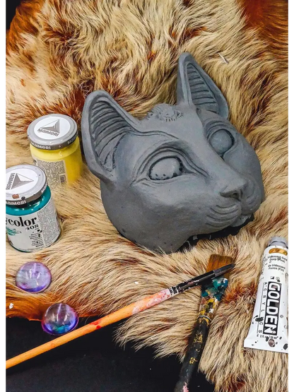 Bastet Blank Mask - Ready to Ship - No eyes - Original Masks