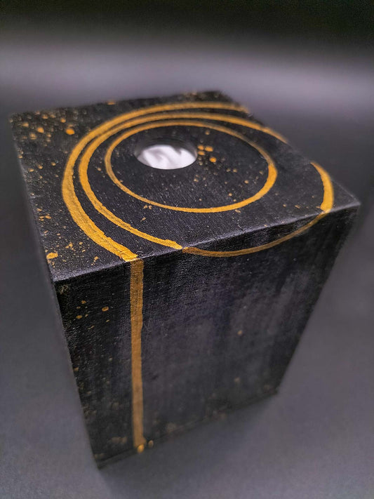 A Deluxe Box alongside an Arcane Crystal and the handwritten letter from the professor, suggesting a collector's set.