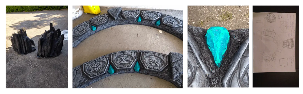 4 images that are rappresented work in progress