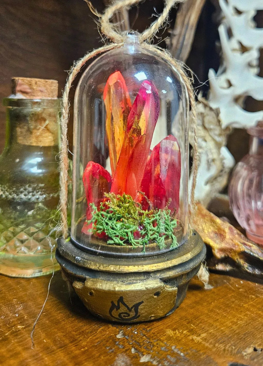 reflectvoyance resin crystal handmade fantasy light for rituals