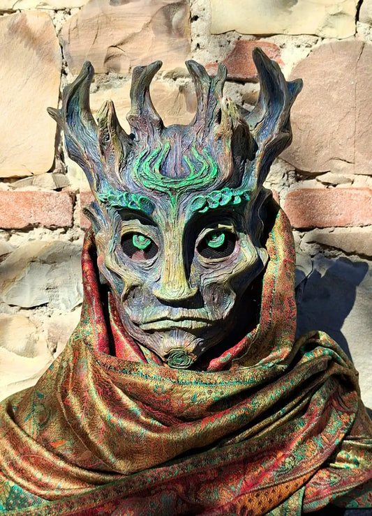 Greenman Tree Masquerade Mask