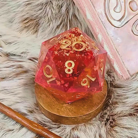 Customizable resin D20 light used as fantasy room decor for gaming enthusiasts
