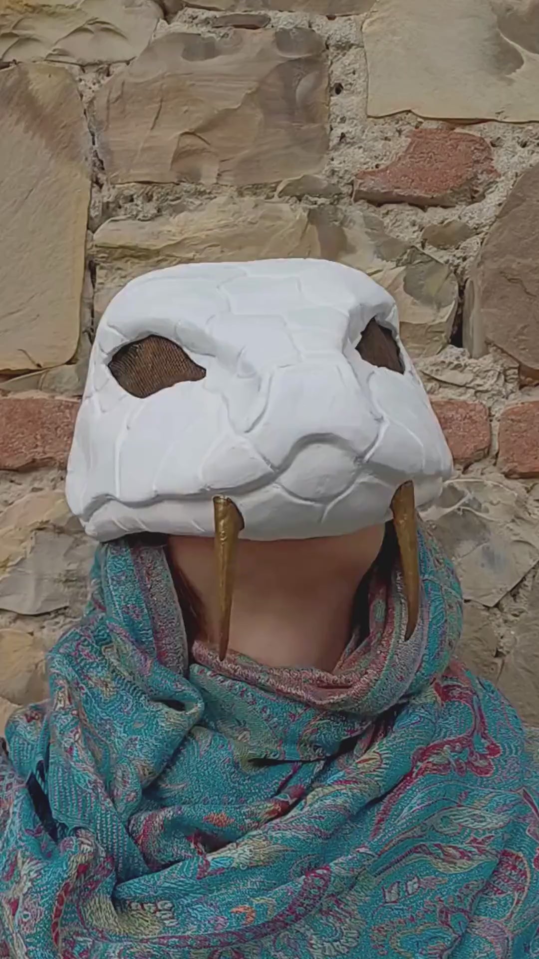 Elegant Nara Desert Snake Mask – Inspired by desert aesthetics and mystical traditions