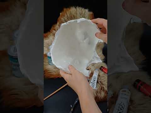 A blank resin avian mask built for painting, detailing, and personal bird designs.