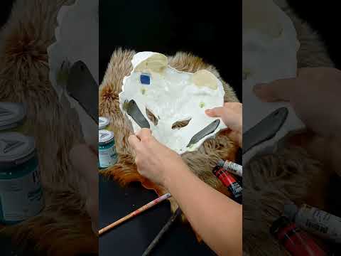 DIY Huli Jing fox blank resin mask ready to paint, fox spirit cosplay mask with articulated or fixed jaw